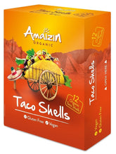 Glutenfreie Taco-Schalen BIO 150 g (12 StĂŒck) - AMAIZIN